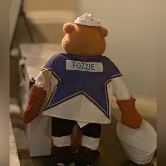 Vintage 1995 McDonald's Muppets NHL Fozzie Bear Plush Figure with Original Tag - Picture 13 of 16